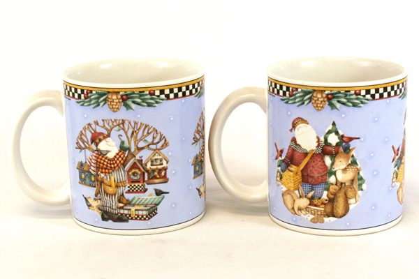 SwedeMom - Set of 2 Debbie Mumm Sakura Onieda Woodland Santa Genuine ... SwedeMom - Set of 2 Debbie Mumm Sakura Onieda Woodland Santa Genuine ...