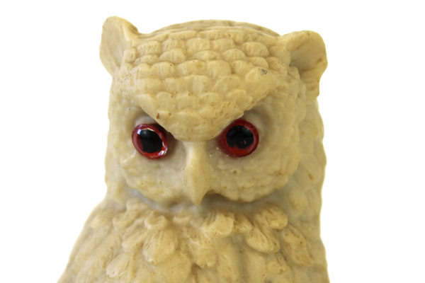 resin owl statue