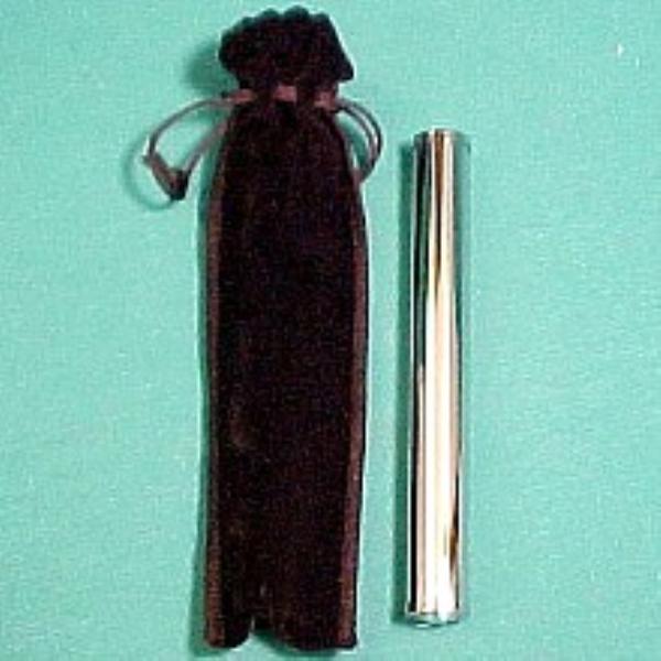 Silvertone Metal KALEIDOSCOPE w Gift / Storage Bag NEW