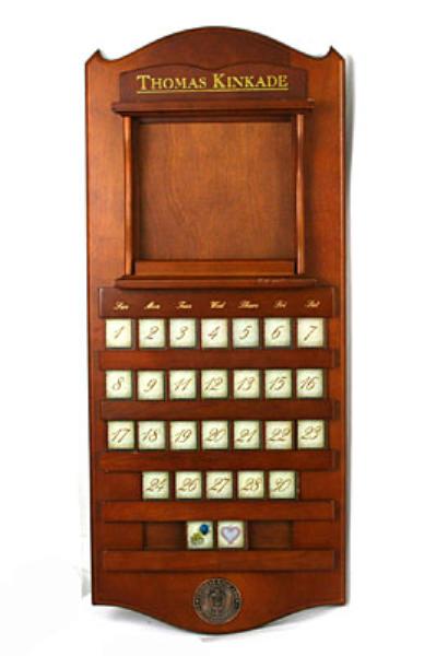 THOMAS KINKADE Wooden Perpetual Calendar Painter Of Light AS IS THOMAS KINKADE Wooden Perpetual Calendar Painter Of Light AS IS