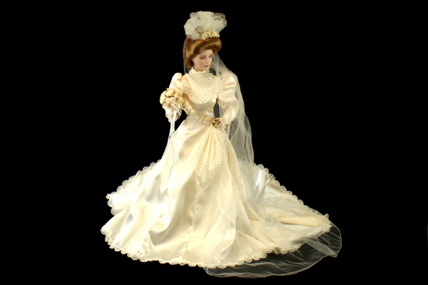 franklin heirloom dolls gibson girl bride