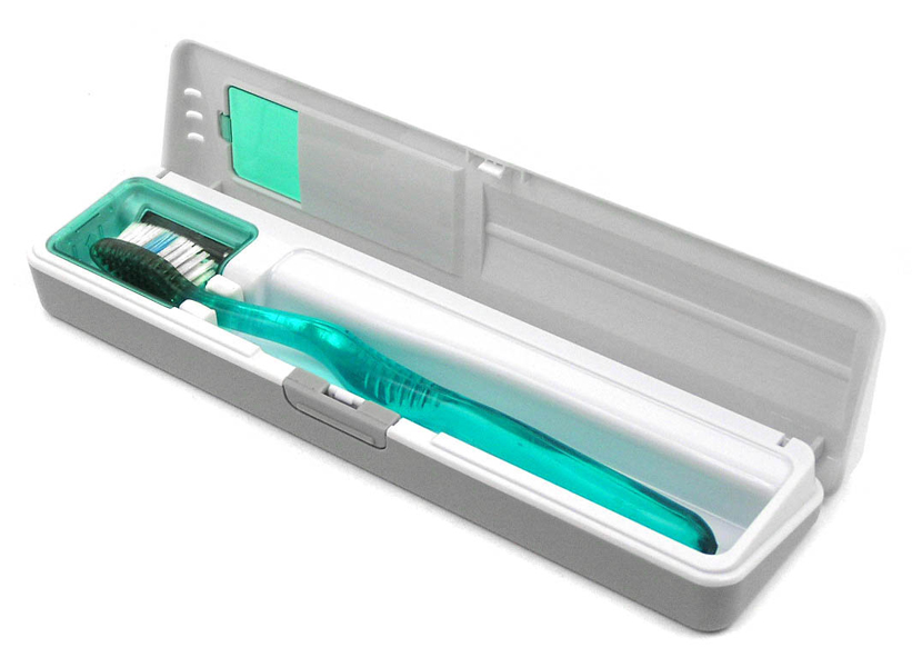UV -C Light Toothbrush Travel Holder Sanitizer Portable
