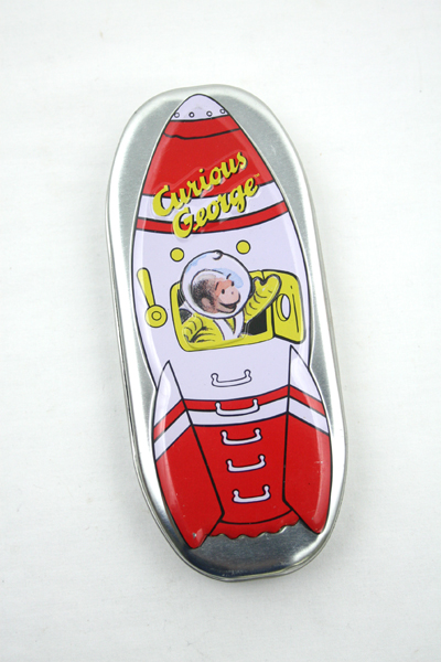 Fantasma Curious George Rocket Empty Watch Tin Insert