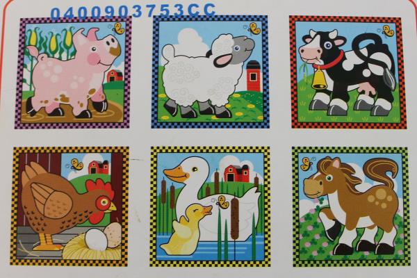 SwedeMom - Melissa and Doug Farm Cube Puzzle Animals Horse Cow Pig ...