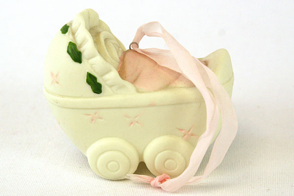 silvestri doll carriage ornament
