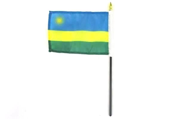 Flag Lapel 1962-2001 Hat Pin NEW Rwanda 