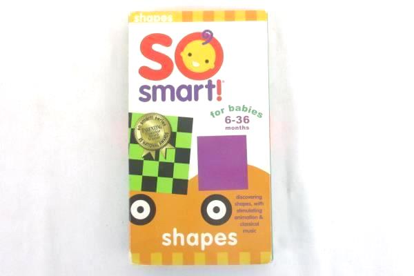 Kid Vhs So Smart Shapes Rare Vintage For Babies 6 36 Months