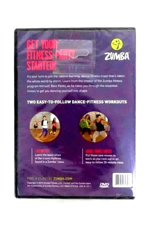 New Factory Sealed Zumba 101 Can't Dance? On DVD Beto Perez Fitness