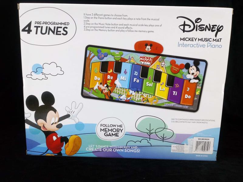 Disney Mickey Mouse Music Mat Interactive Floor Piano Electronic