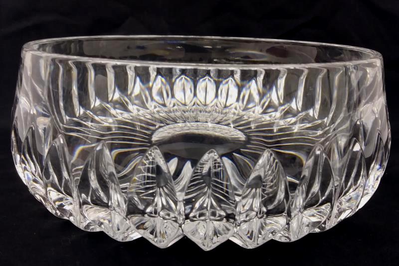 Gorham Full-lead Crystal Bowl, Althea Pattern, 8 Inch In Original Box