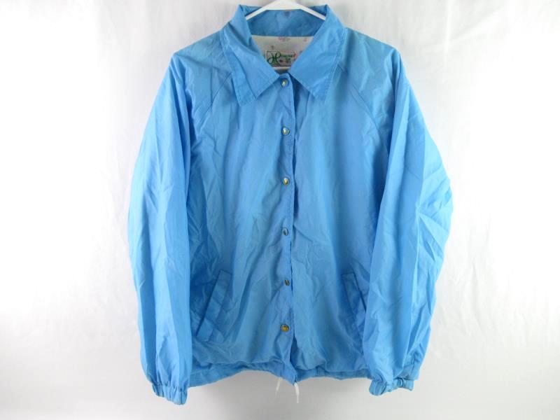 Vintage Haband For Her Windbreaker Jacket Women's Size Medium Blue ...