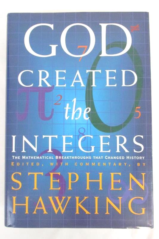 God Created The Integers by Stephen Hawking Hardback First Edition 2005 ...