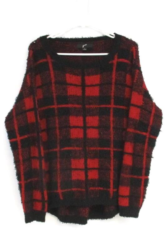 black fuzzy pullover