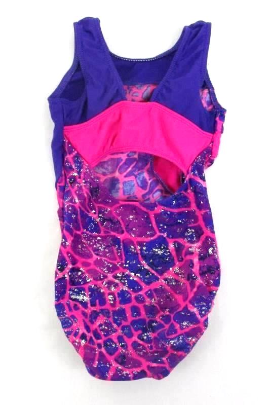 Girl's Motion Wear Pink And Purple One Piece Swimsuit Size XS (3-4) | eBay