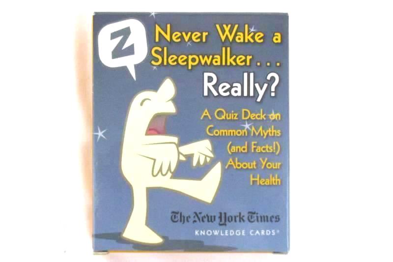 Never Wake A Sleepwalker Knowledge Card Game Aahad O'Connor Pomegranate